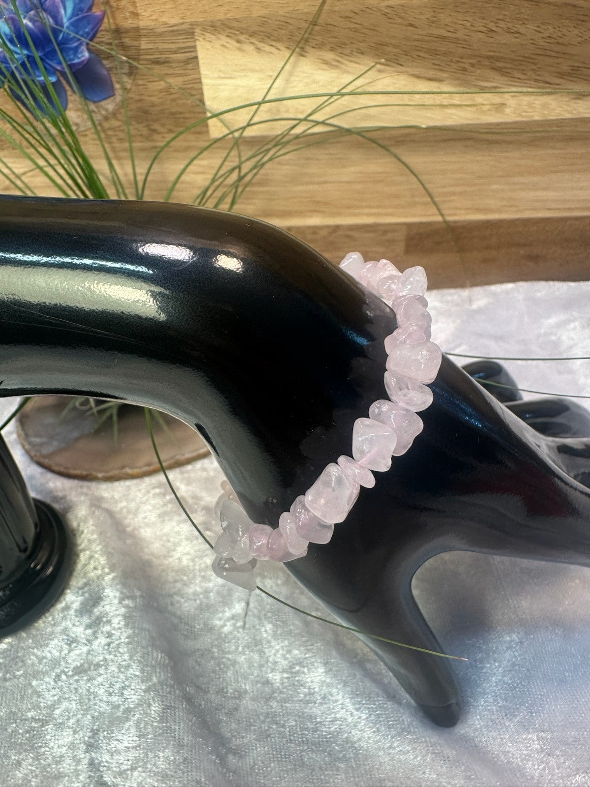 Rose Quartz Bracelet – Elastic ~ Love • Compassion • Emotional Healing