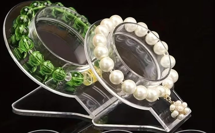 Clear Bracelet Display ~ Rack Acrylic Jewelry Holder Durable Storage Stand
