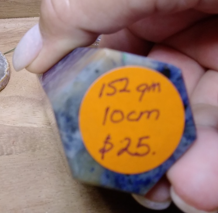 Sodalite Tower ~ 10cm ~ Crystal Generator ~ Blue Stone Healing Crystal ~ 152g