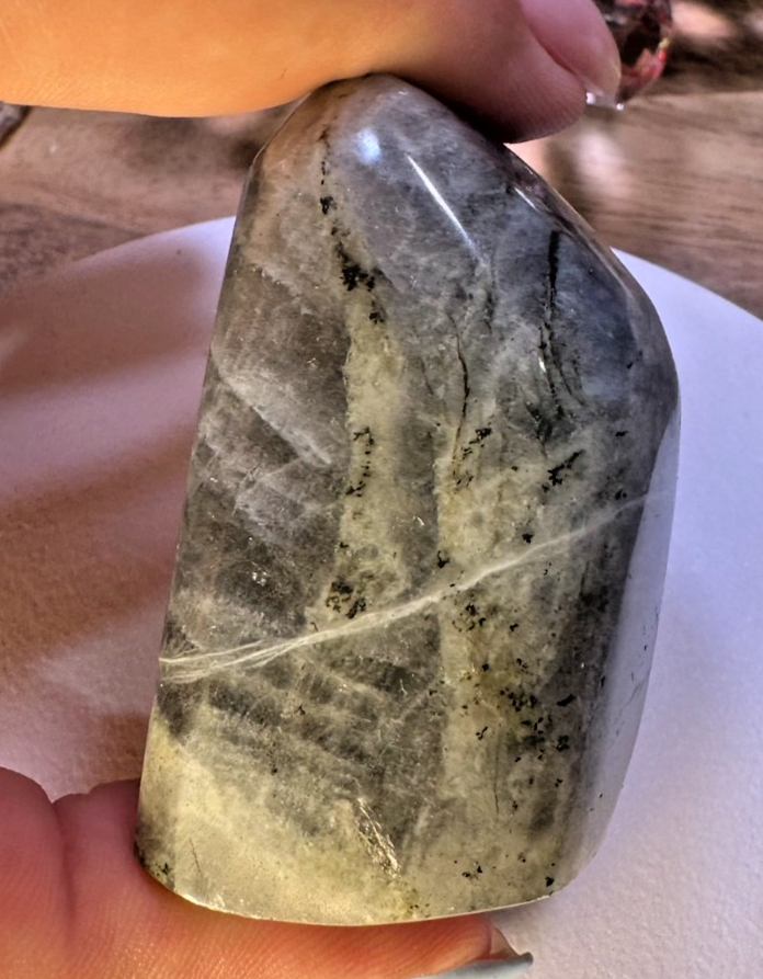 Labradorite Freeform – 60mm Flash Crystal Protection • Intuition Transformation