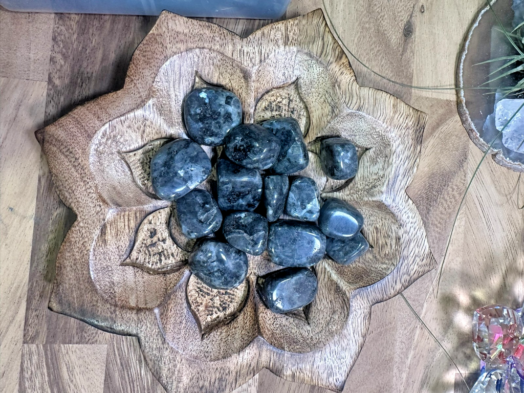 Larvikite Tumble Stone~ each ~ Natural Stone Tumbled and Polished ~ Australia