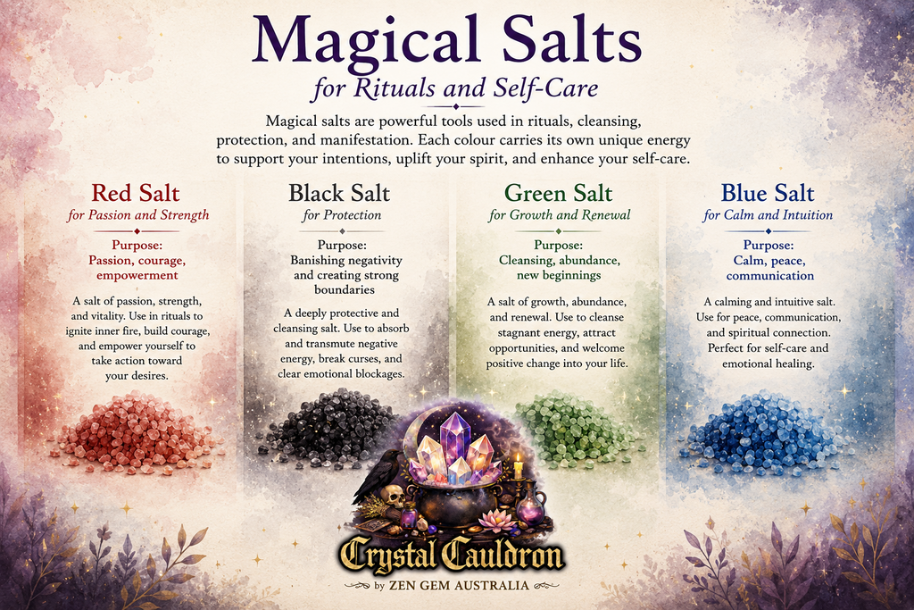 Red Ground Rock Ritual Salt ~ 75g ~ Wicca Pagan Spell Jar Altar Magic Witchcraft