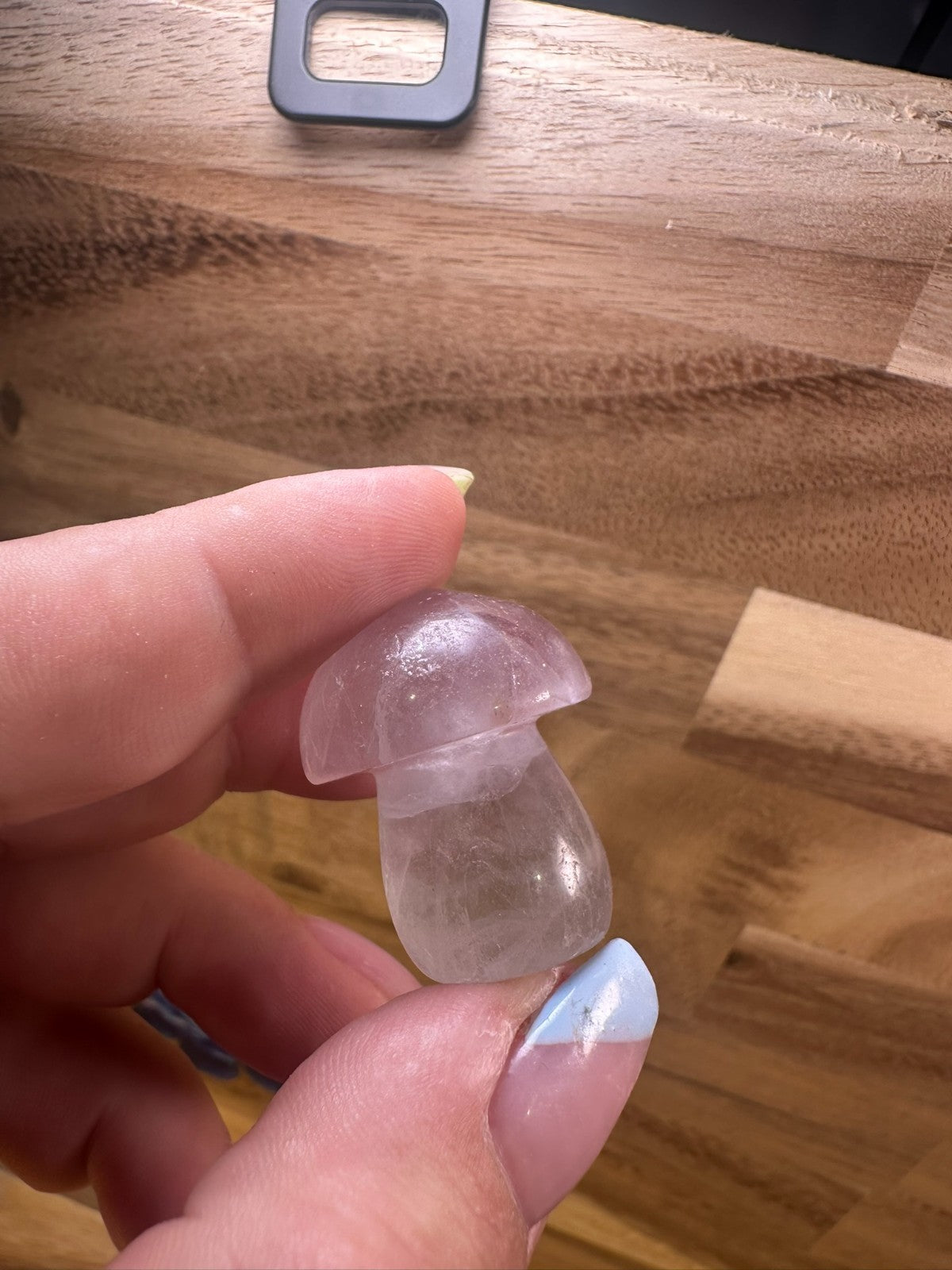 Fluorite Mushroom Carvings – Mini Crystal 25-35 gms Clarity • Focus • Protection