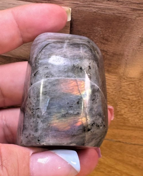Labradorite Freeform – 60mm Flash Crystal Protection • Intuition Transformation