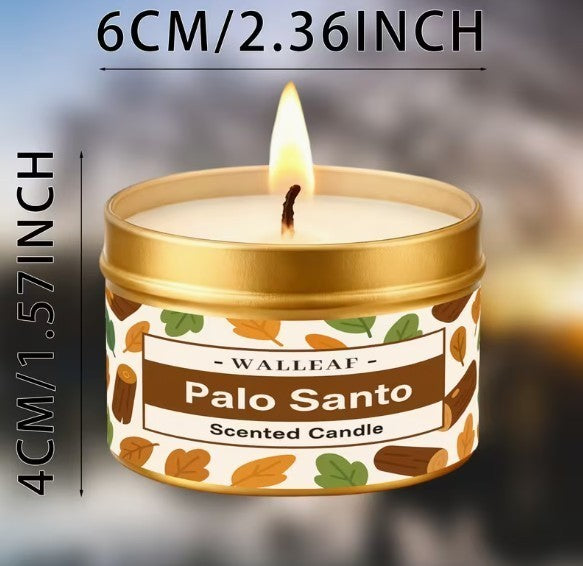 Walleaf Palo Santo Scented Candle ~ Premium Peruvian Sacred Wood~ Purification