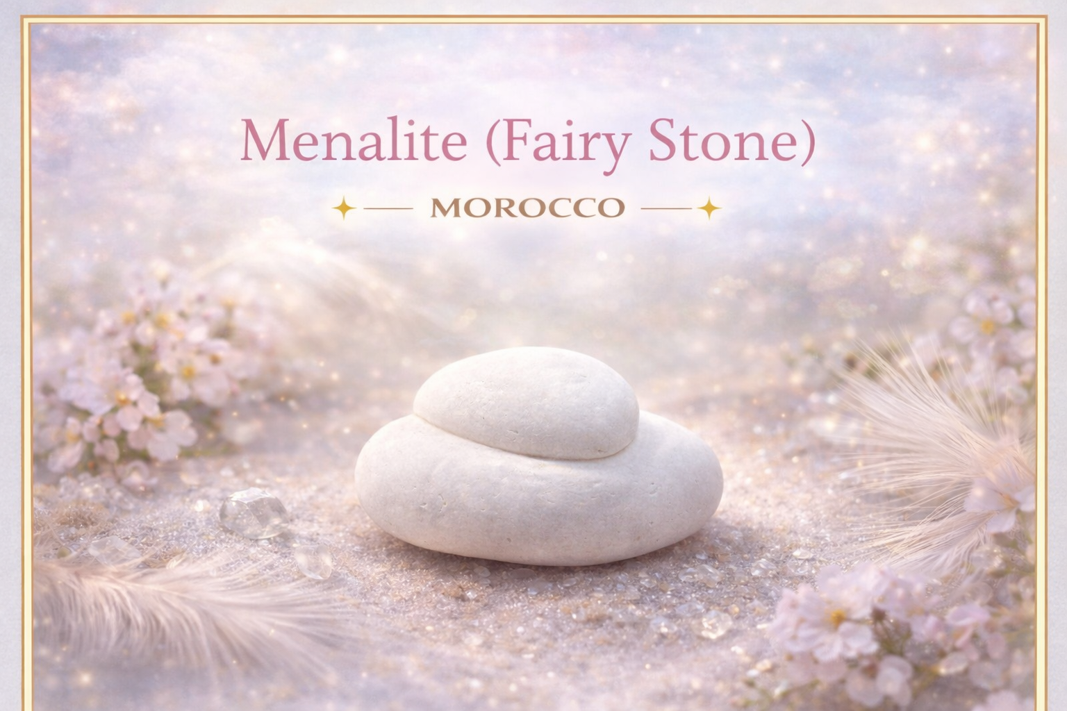 Menalite (Goddess / Fairy Stone) – Natural Concretion – Morocco ~ Collectors