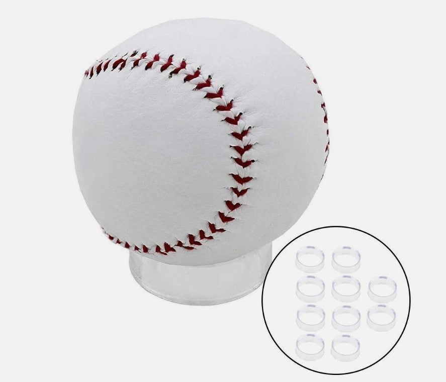Clear Display Stand – Acrylic Sphere Holder Ring Crystal Balls & Stone 3 x 1 cm