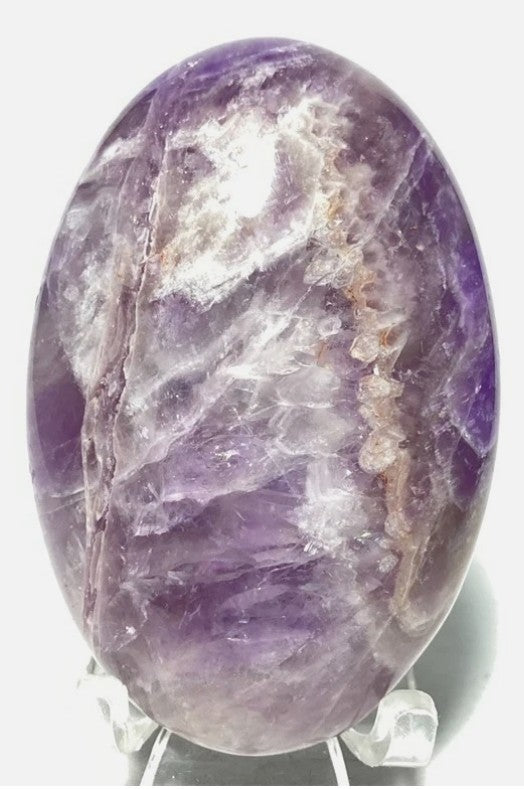 Amethyst Palm Stone ~ 68g ~  Natural Gemstone Crystal ~ Encourages Calm ~ (PS1)