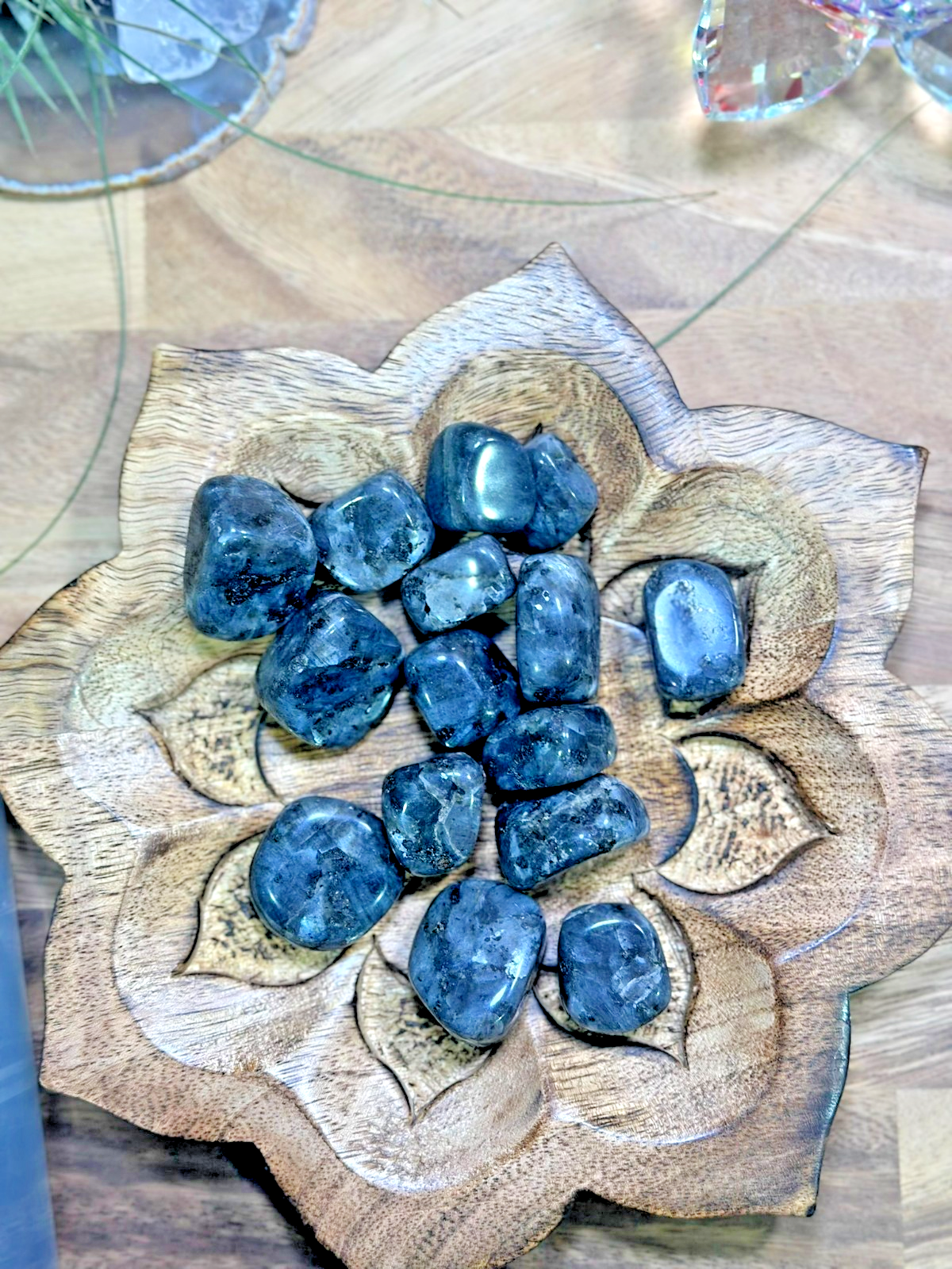 Larvikite Tumble Stone~ each ~ Natural Stone Tumbled and Polished ~ Australia