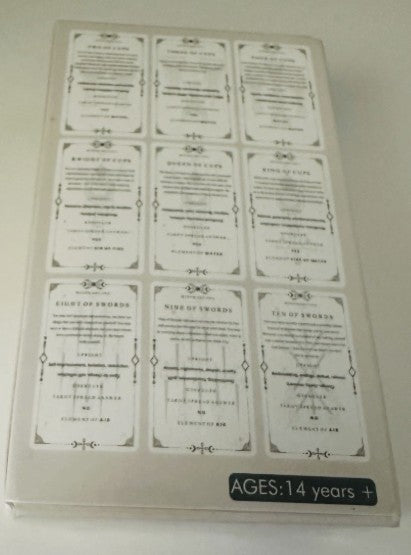 Tarot Learning Deck ~ Beginner Cards Guide ~ Meanings Major Minor Arcana
