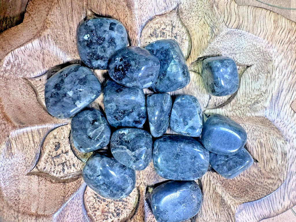 Larvikite Tumble ~ 100 gm ~ Natural Tumbled and Polished ~ Australia