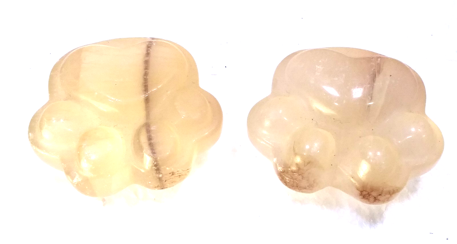 Yellow Flurorite Paw Print – Polished Crystal ~Clarity • Focus • Positive Energy