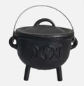 Cast Iron Witches Cauldron ~ Witch Pagan Wicca Altar Halloween Decoration Ritual
