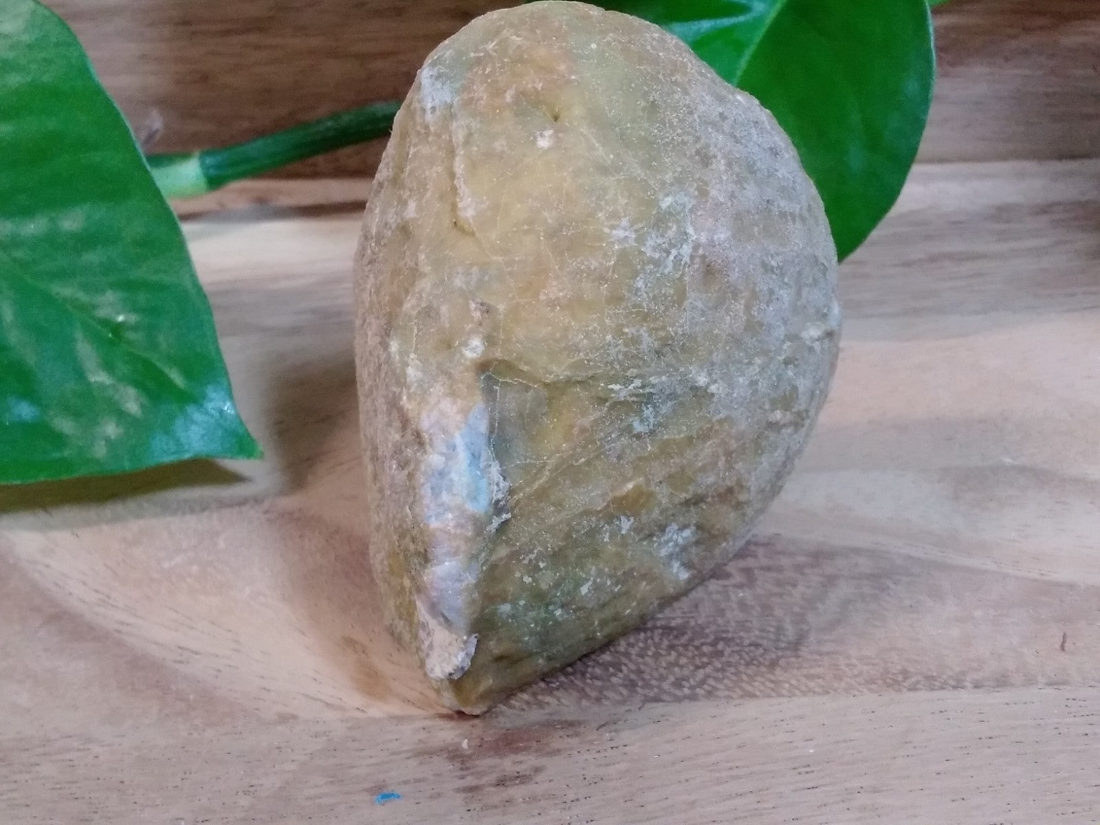 Blue Agate Geode Freeform ~Druzy Crystal Cave polished face ~ 162g 55mm x 50mm