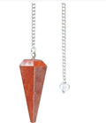 Red Quartz  Pendulum ~ Crystal Dowsing Tool ~ Divination ~ Vitality •