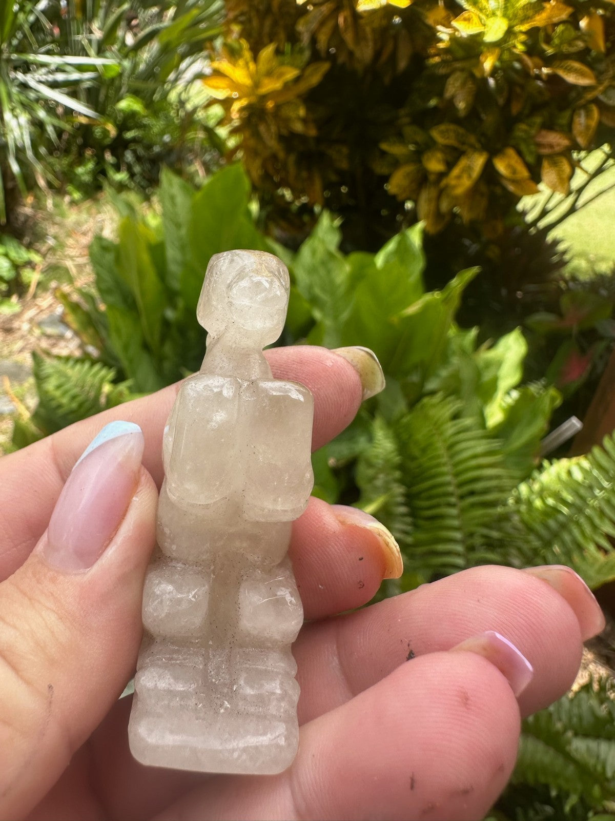 Clear Quartz Horse Carving ~ Year of the Horse ~ 6 cm Crystal Figurine (e)