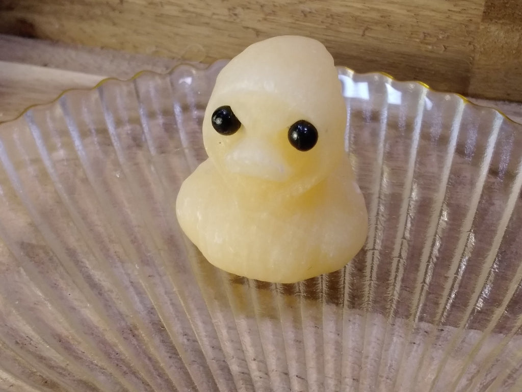 Natural Orange Calcite Duck Carving –4 m Crystal Figurine ~ Joy • Confidence (A)
