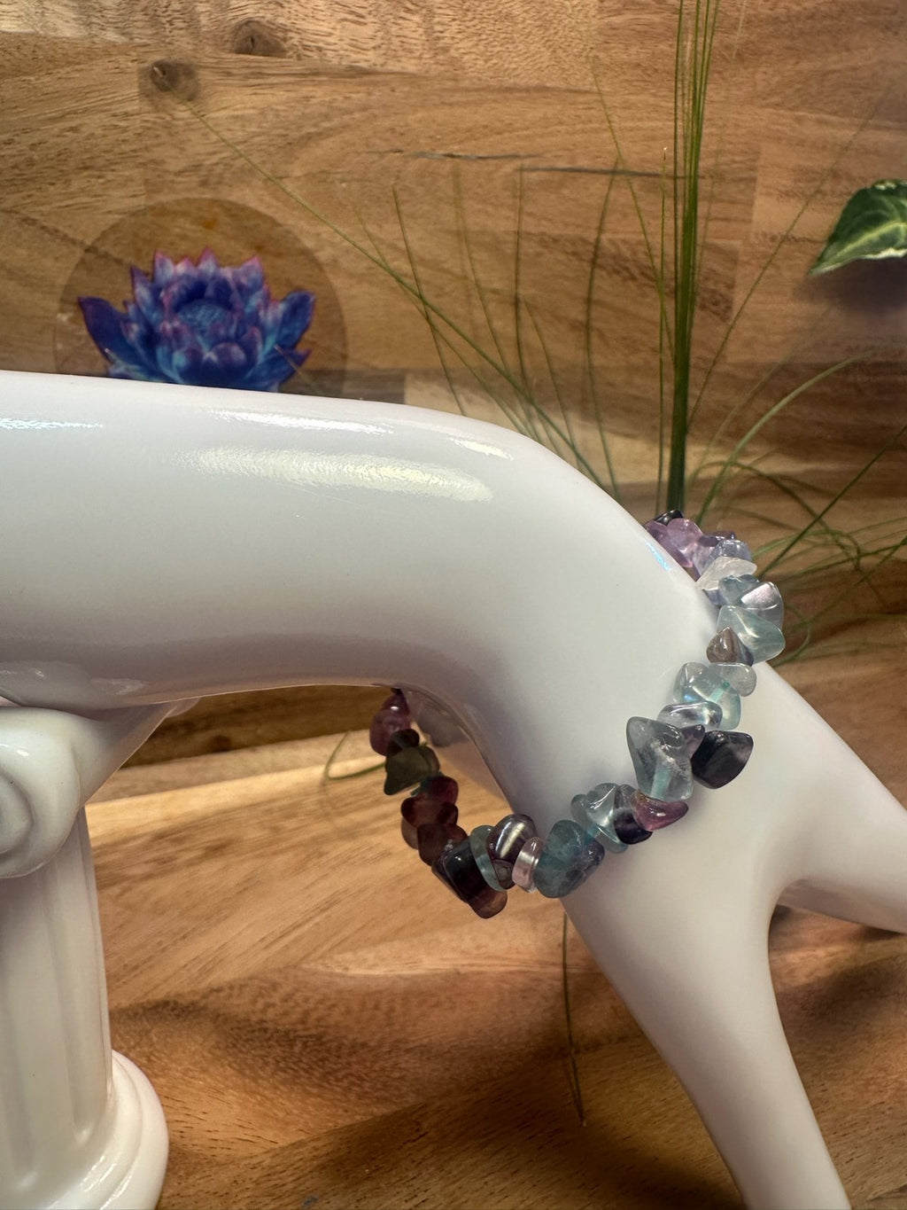 Fluorite Bracelet – Elastic ~ Focus • Clarity • Mental Balance