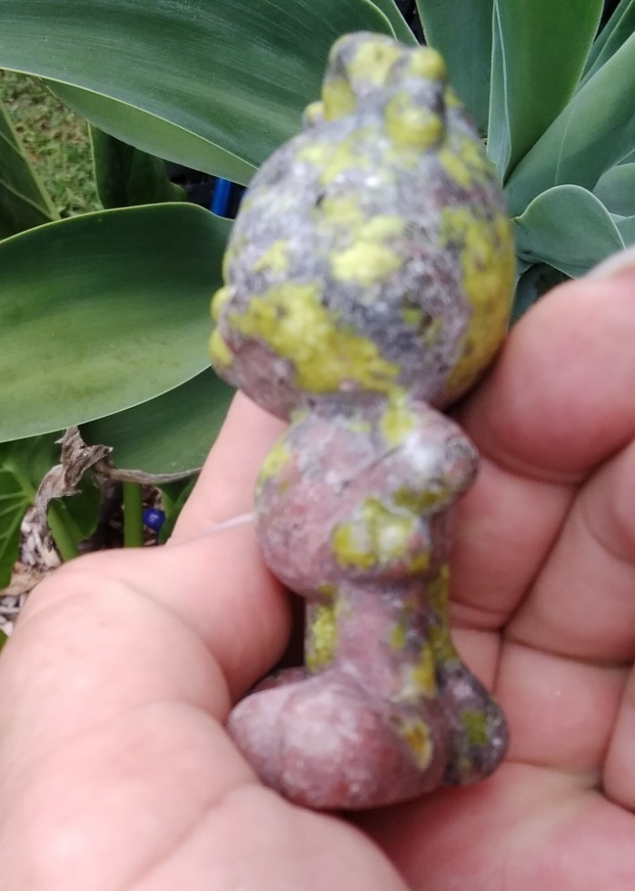Peach Blossom Tourmaline ~ Garfield Carving ~ Love ~ Harmony ~ Emotional Healing