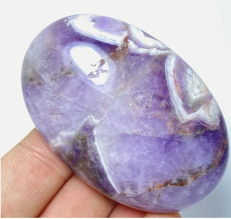 Palm stone Amethyst ~