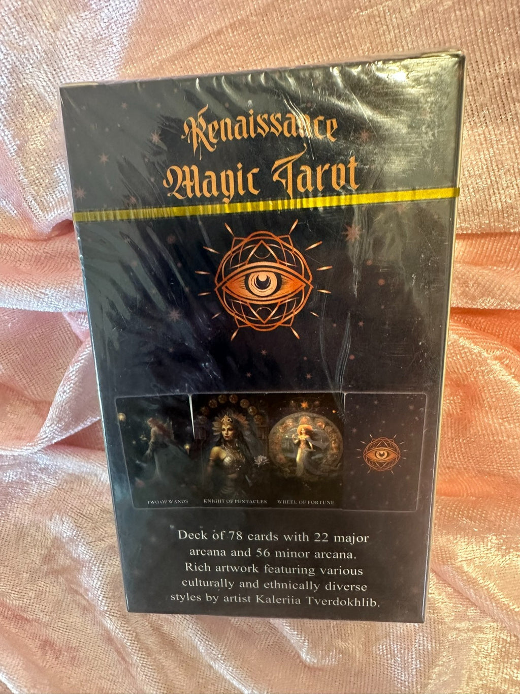 Renaissance Magic Tarot Card Deck – 78 Cards with Artwork by Kaleriia Tverdokhli