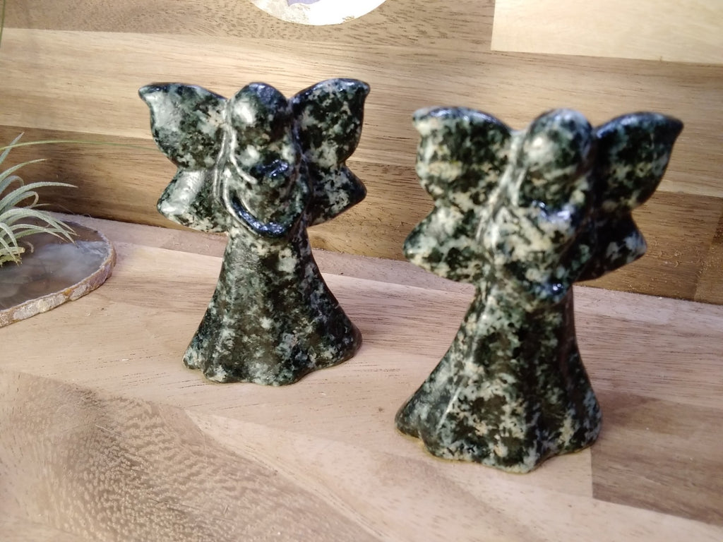 Preseli Bluestone Angel Carving – Natural Crystal Figurine Ancient Energy