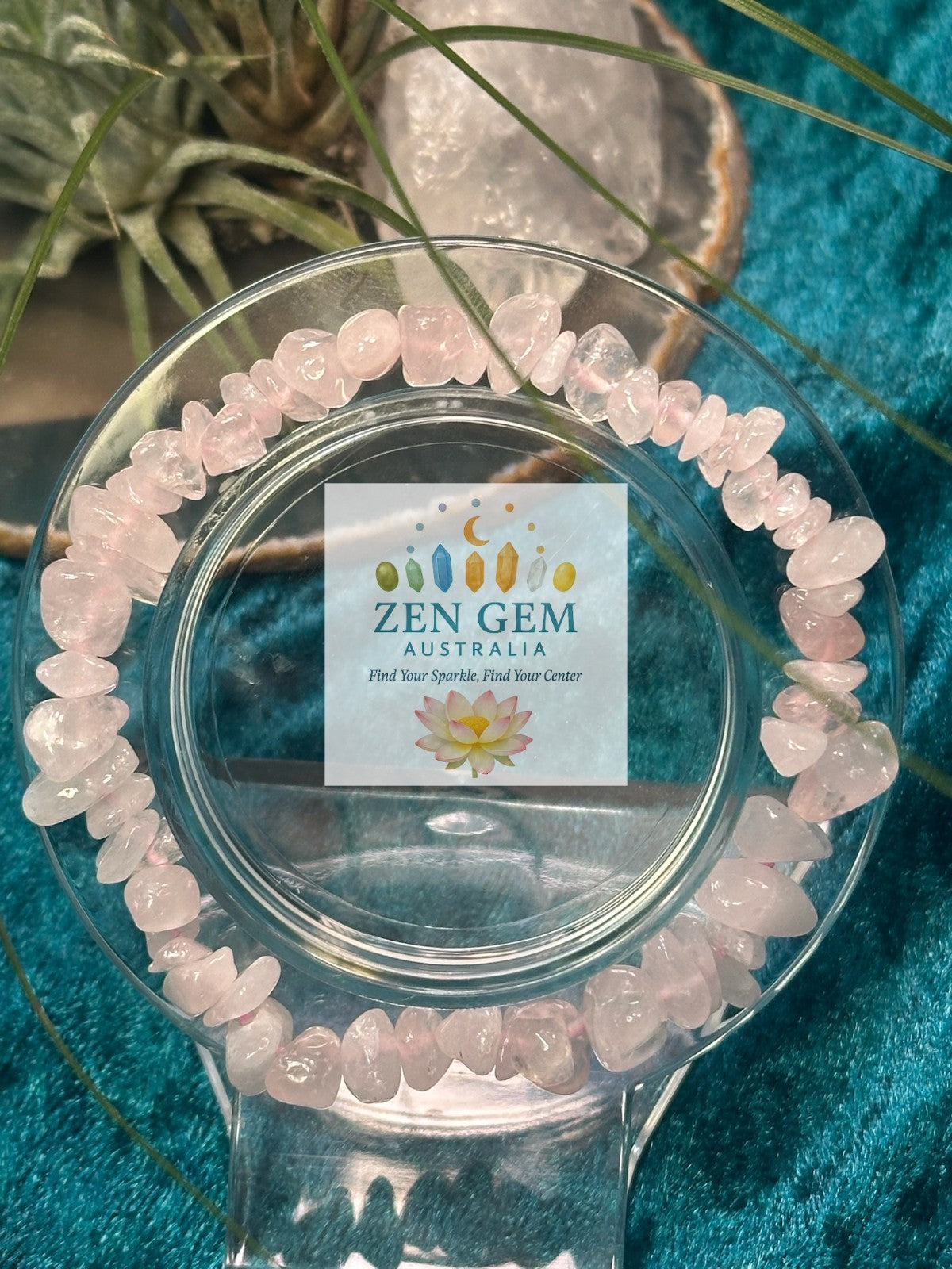Rose Quartz Bracelet – Elastic ~ Love • Compassion • Emotional Healing