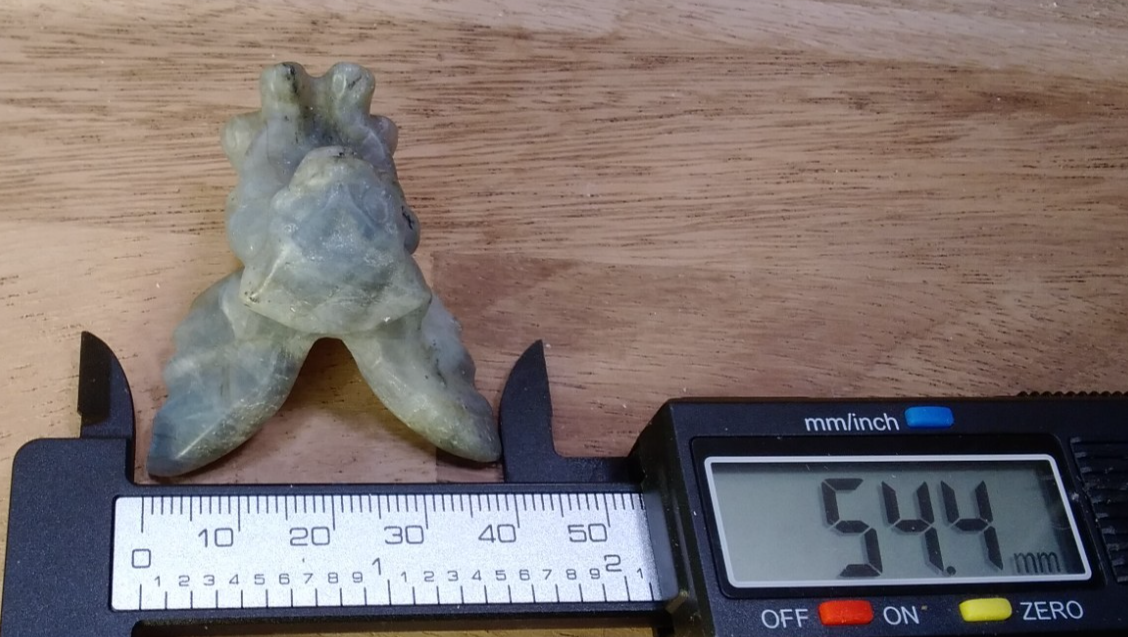 2" Natural Jade Gargoyle Skull – Hand Carved Crystal – 1PC Protection • Strength