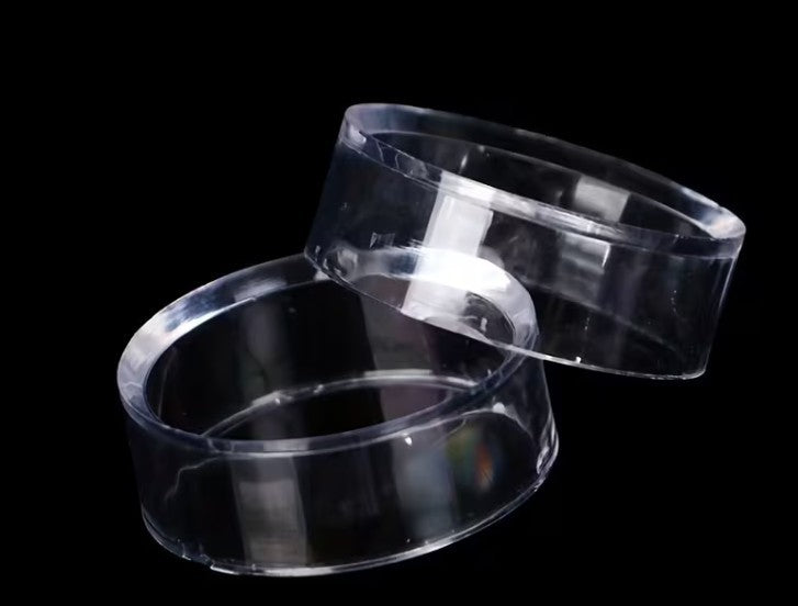 Clear Display Stand – Acrylic Sphere Holder Ring Crystal Balls & Stone  1.5 cm