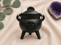 Cast Iron Witches Cauldron ~ 12 cm Pagan Wicca Altar Halloween Decoration Ritual