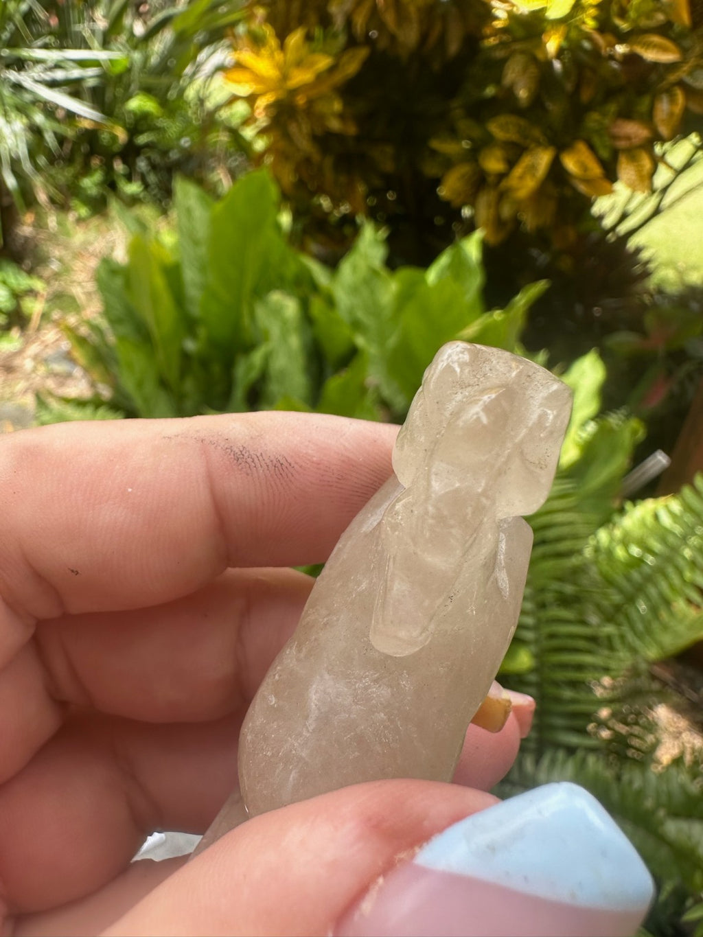 Clear Quartz Horse Carving ~ Year of the Horse ~ 6 cm Crystal Figurine (e)