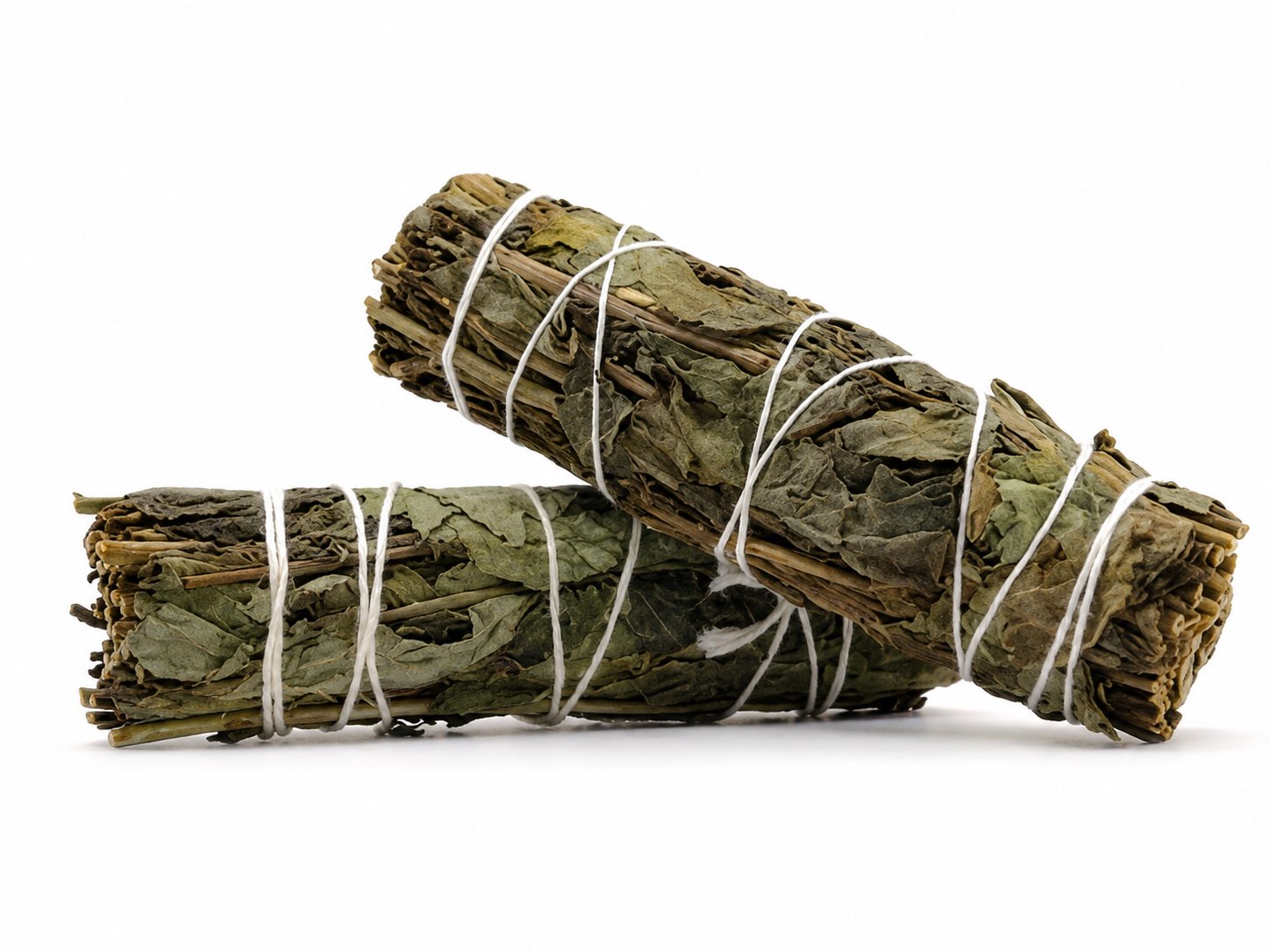 Peppermint Smudge Bundle Herbal Cleansing Protection Ritual Smoke Stick AUST