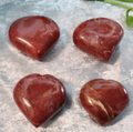 Natural Red Jasper Heart Crystal – Polished (4.5 cm) Strength • Grounding