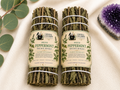 Peppermint Smudge Bundle Herbal Cleansing Protection Ritual Smoke Stick AUST