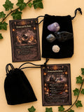 Protected & Petty Crystal Kit ~ Black Tourmaline Hematite Desert Rose Amethyst