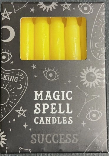 Magic Spell Candles Pack of 12 10cm Ritual Manifestation Wicca Meditation Candle