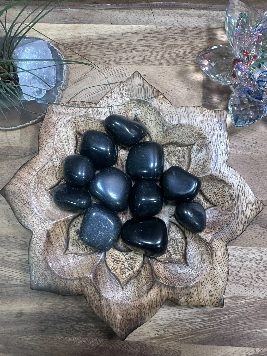Shungite Tumble Stone ~ 100 gm ~ Natural Stone Tumbled and Polished ~ Australia