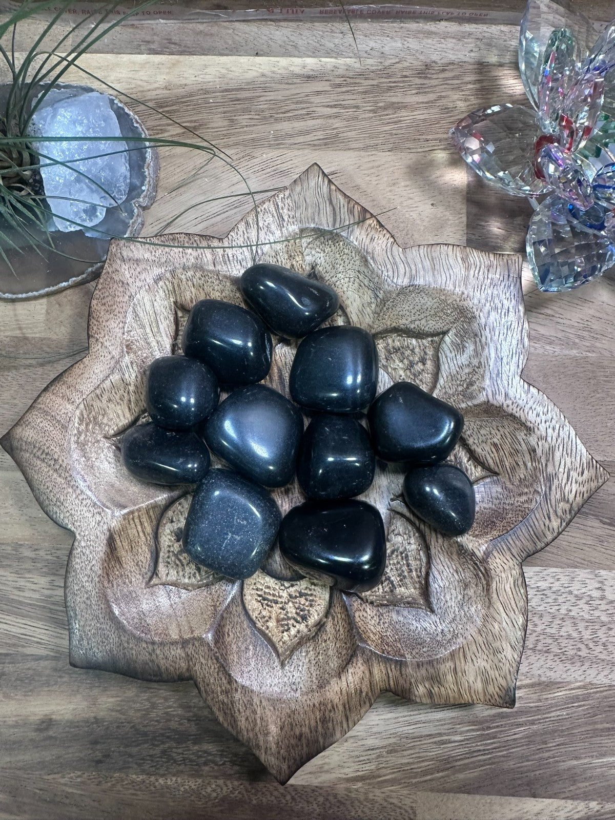 Shungite Tumble Stone ~ 100 gm ~ Natural Stone Tumbled and Polished ~ Australia