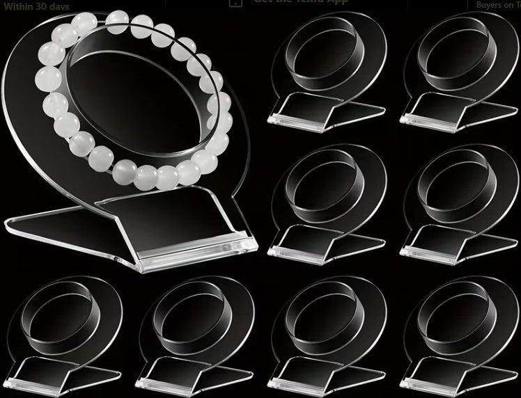 Clear Bracelet Display ~ Rack Acrylic Jewelry Holder Durable Storage Stand