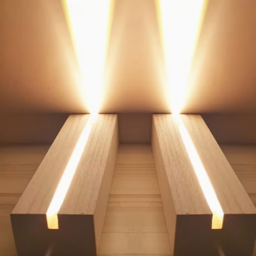 LED Lamp Holder ~ Rectangular Wooden USB Base ~ Great for Showcasing Crystals