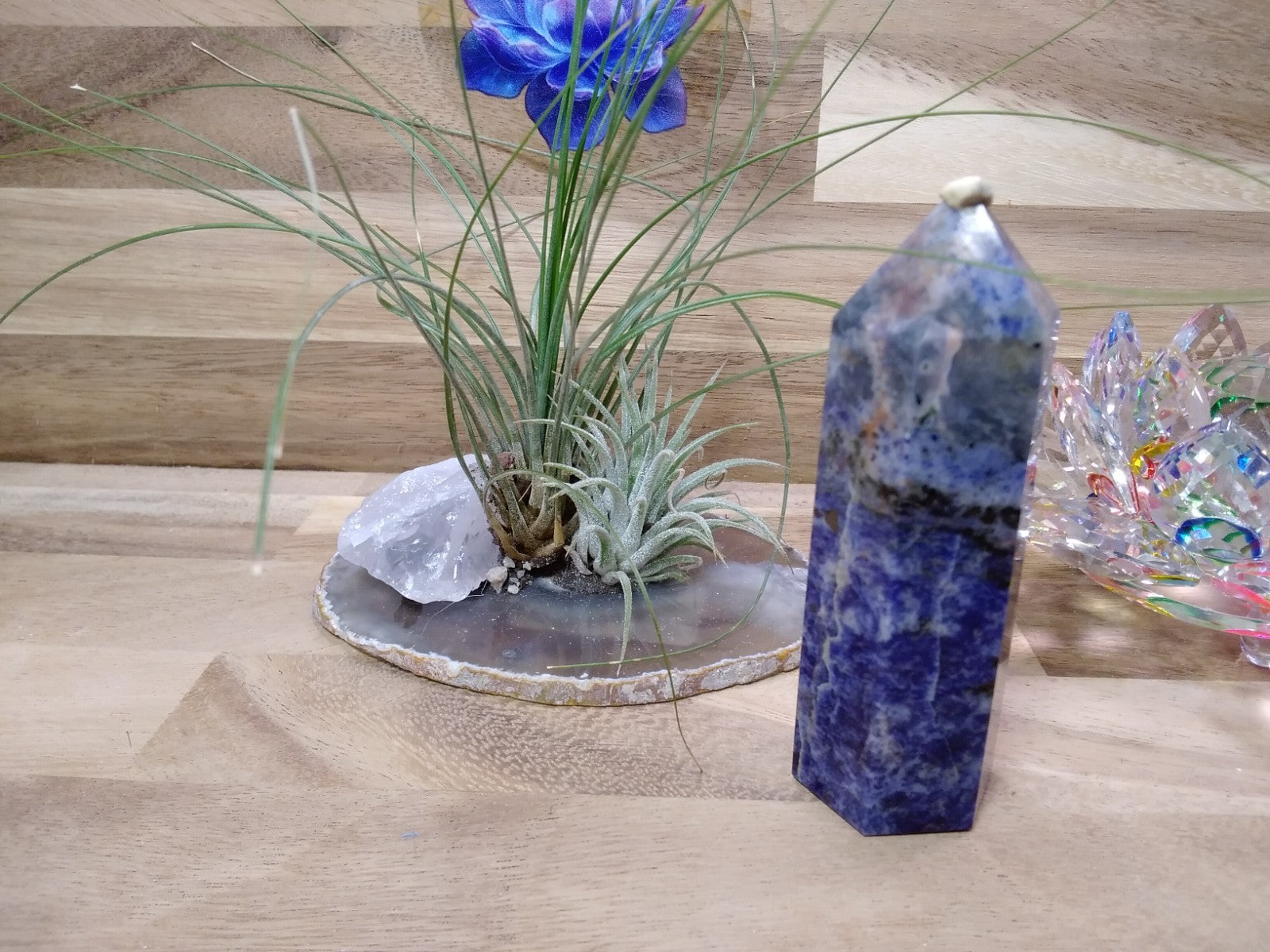 Sodalite Tower ~ 10cm ~ Crystal Generator ~ Blue Stone Healing Crystal ~ 145g