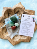 Virgo Zodiac Crystal Gift Set ~ Horoscope Crystals ~ Healing Kit Astrology Sign