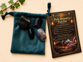 F**k Around & Find Out Crystal Kit ~ Black Tourmaline Obsidian Amethyst Fluorite
