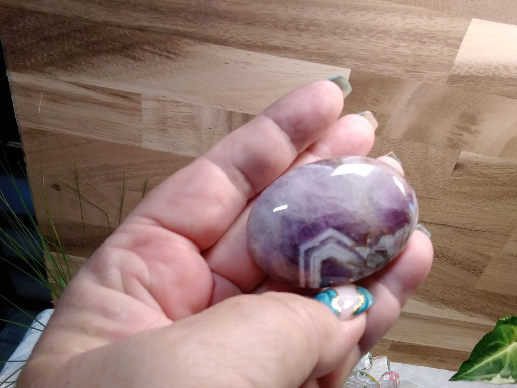 Palm stone Amethyst ~