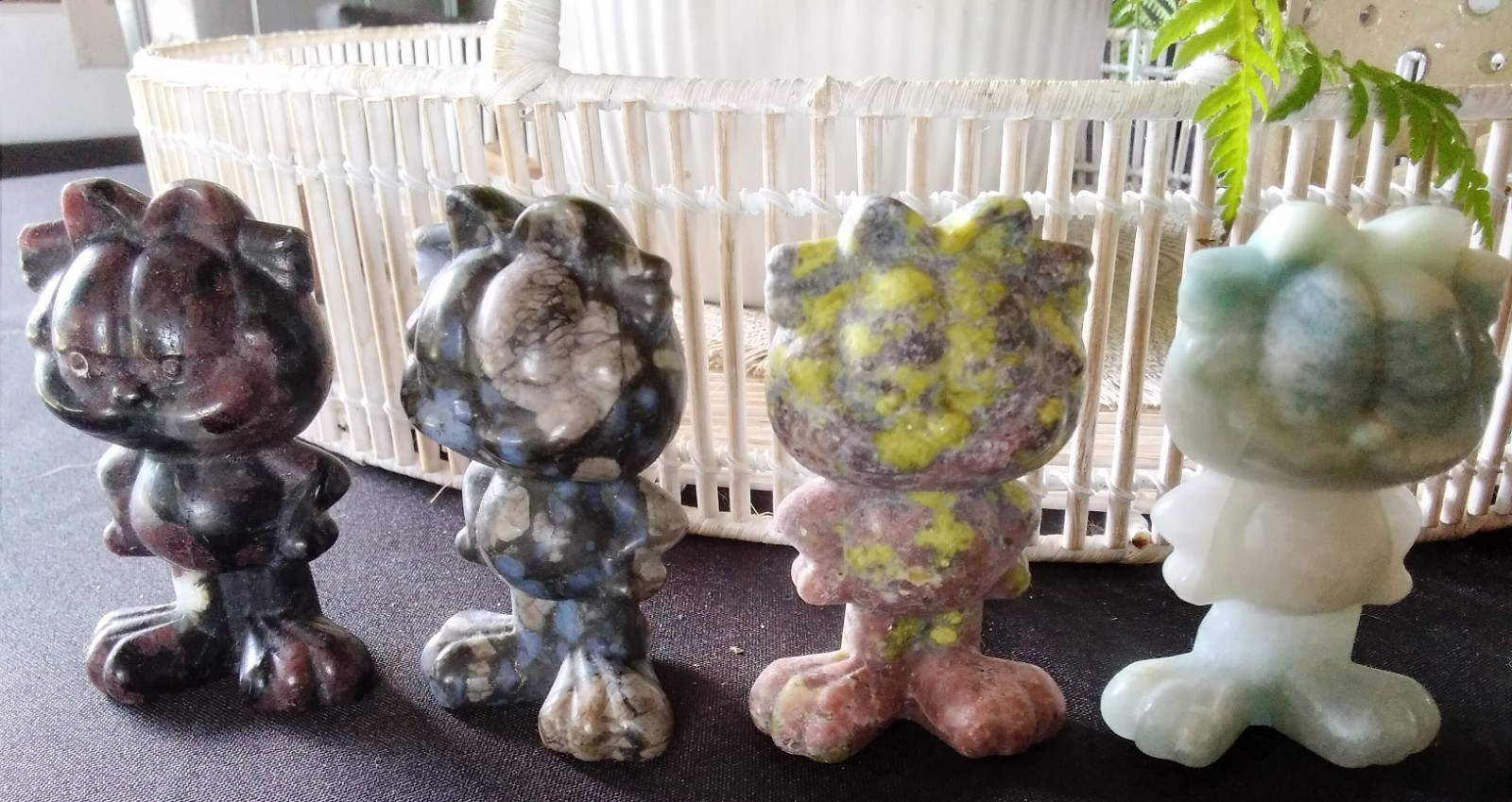 Peach Blossom Tourmaline ~ Garfield Carving ~ Love ~ Harmony ~ Emotional Healing
