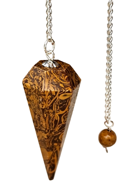 Miriam Jasper (fossil sediment ~ Crystal Dowsing Tool ~ Divination ~ Wisdom •