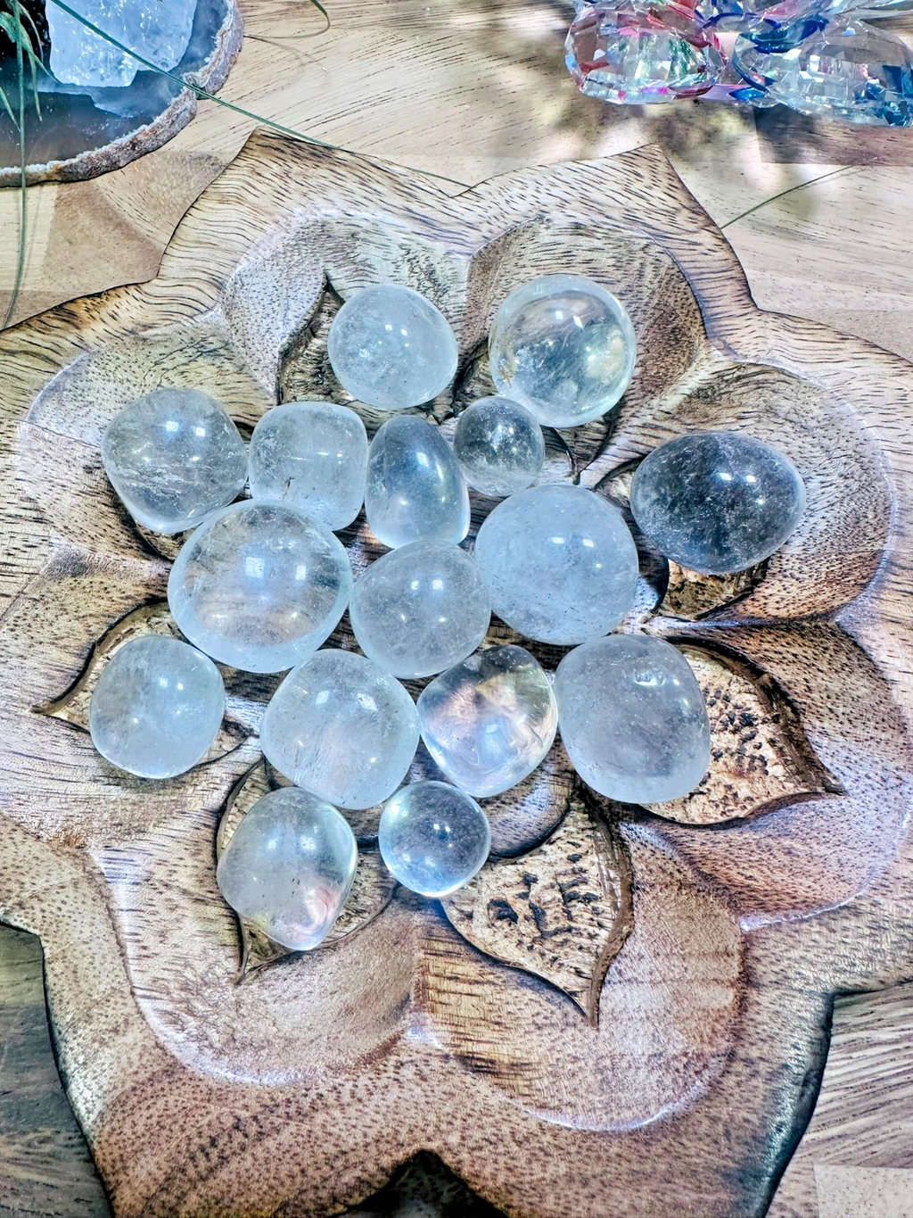 Clear Quartz Tumble Stone~ each ~ Natural Stone Tumbled and Polished ~ Australia