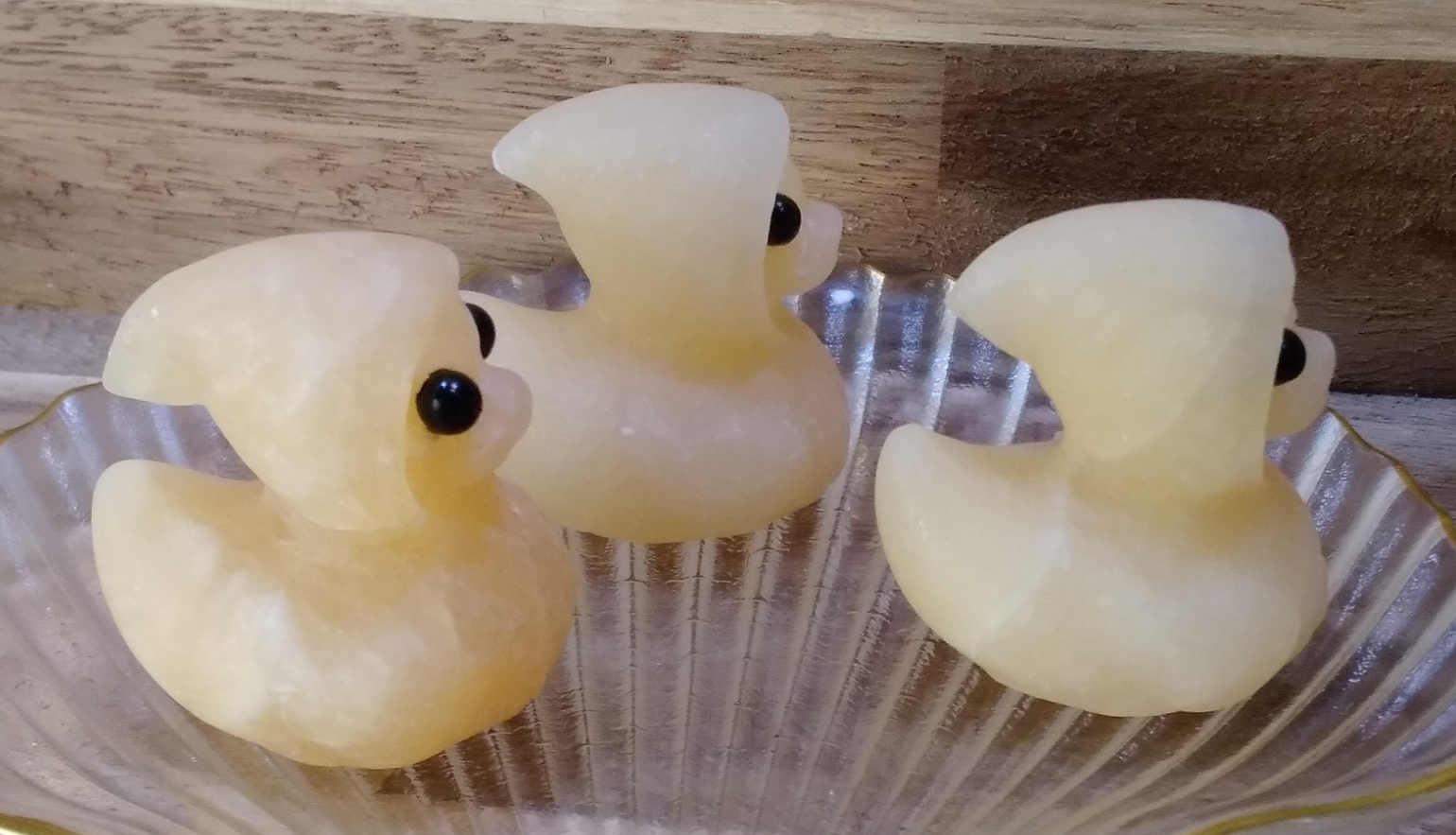 Natural Orange Calcite Duck Carving –4 m Crystal Figurine ~ Joy • Confidence (A)