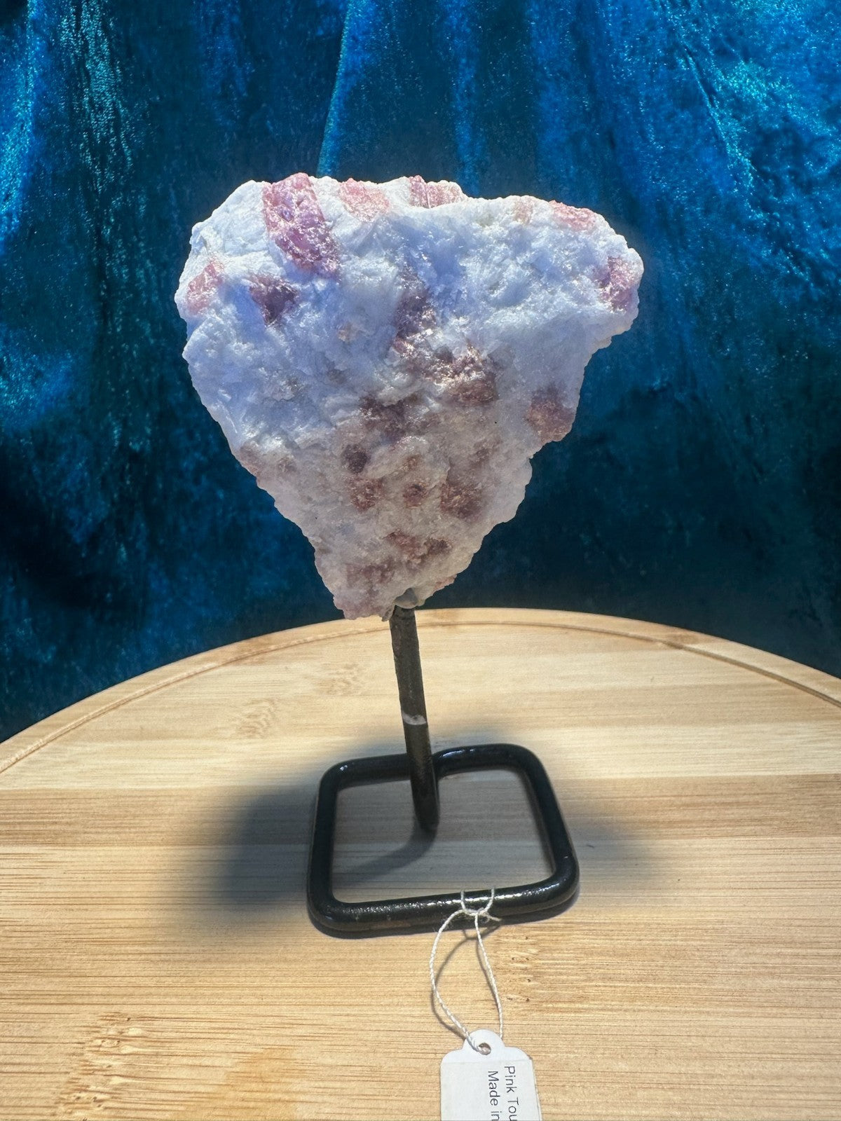 Pink TOURMALINE in Feldspar ~ 262 gms ~Natural Crystal Healing Gem ~ Brazil