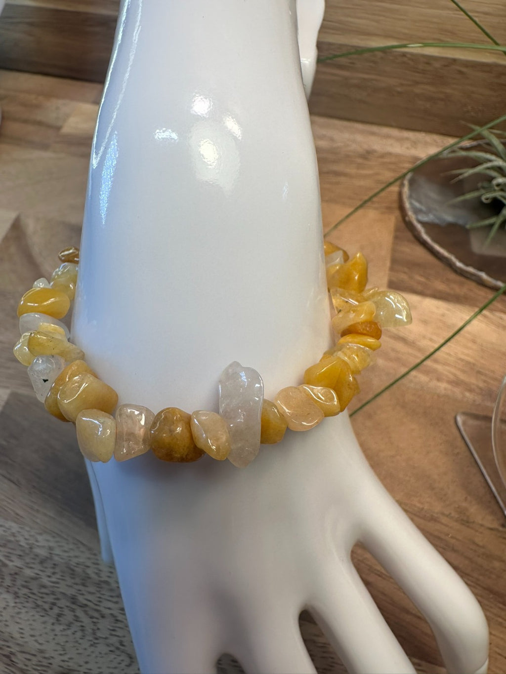 Yellow Jasper Bracelet – Elastic ~ Confidence • Stability • Positive Energy